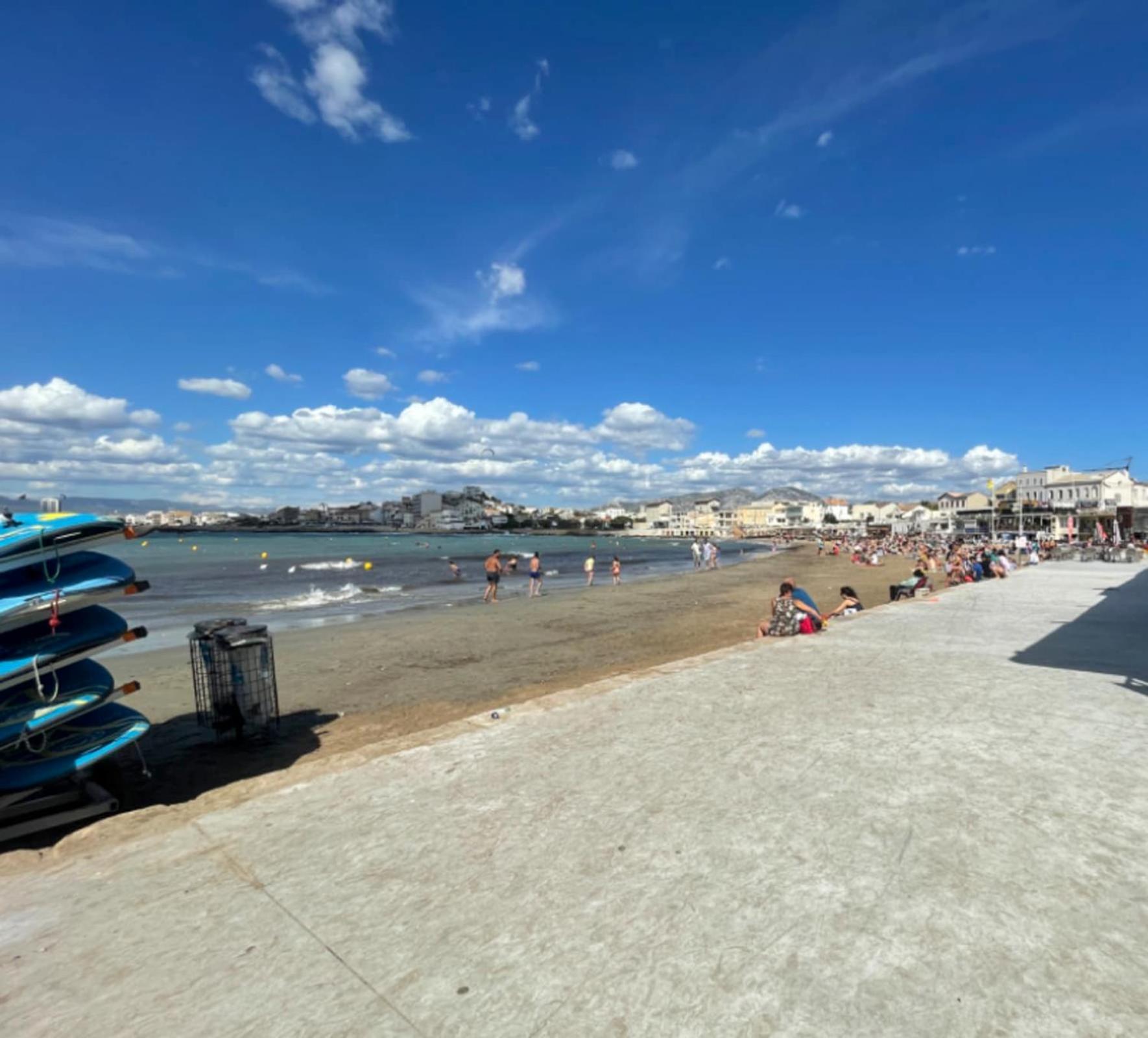 Le Vrai Cabanon De La Pointe Rouge Daire Marsilya Dış mekan fotoğraf